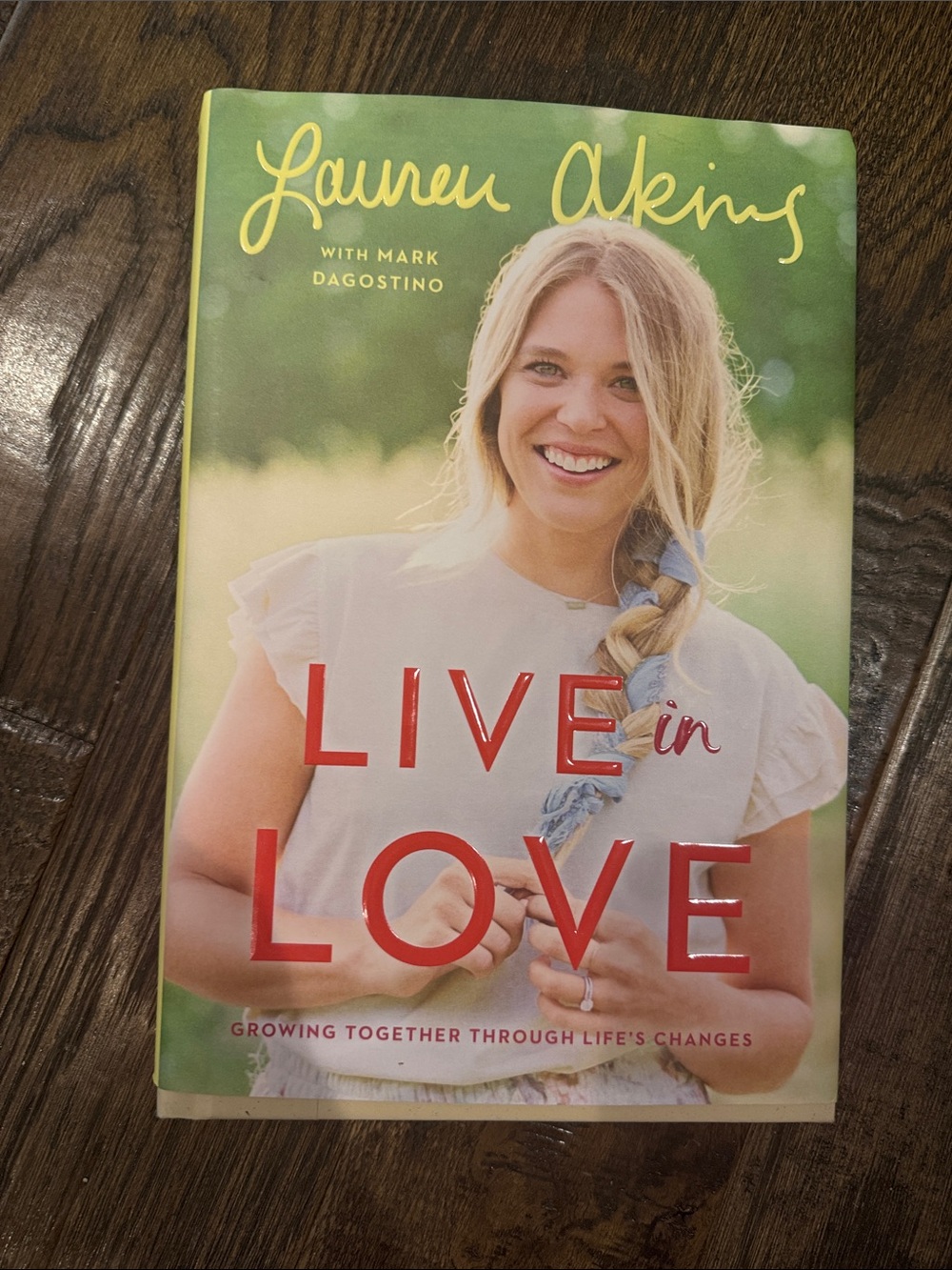 Live in Love by Lauren Akins - Green & Red Hardcover